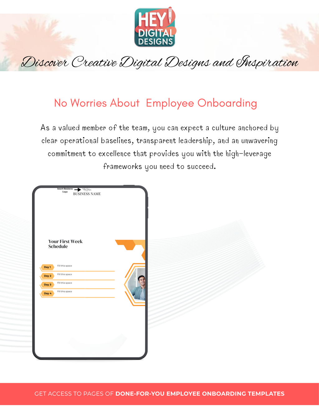 Employee Onboarding & Welcome Handbook Template
