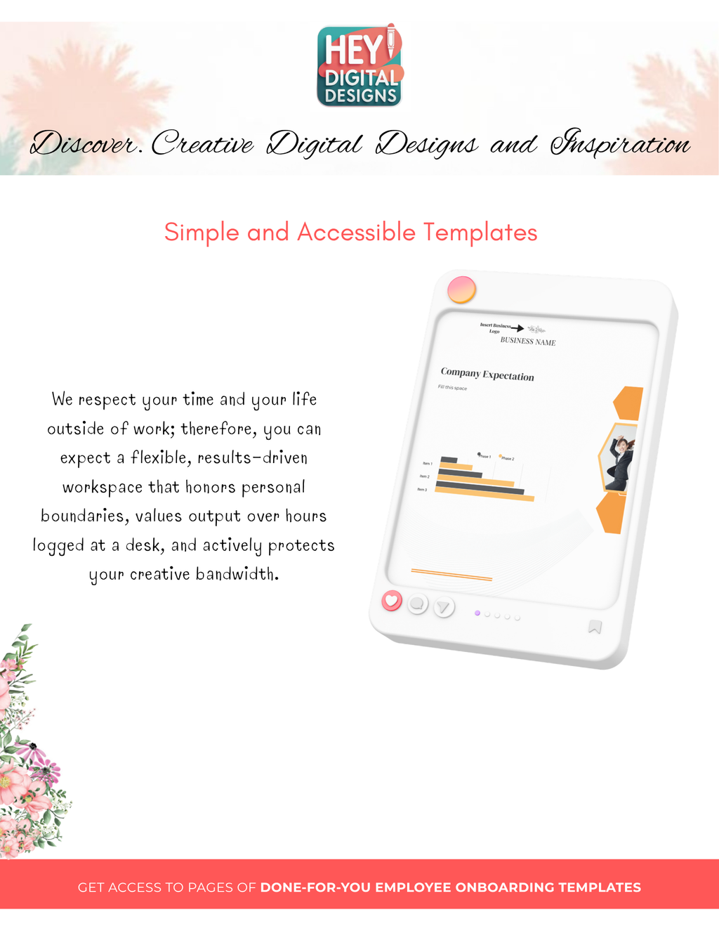 Employee Onboarding & Welcome Handbook Template