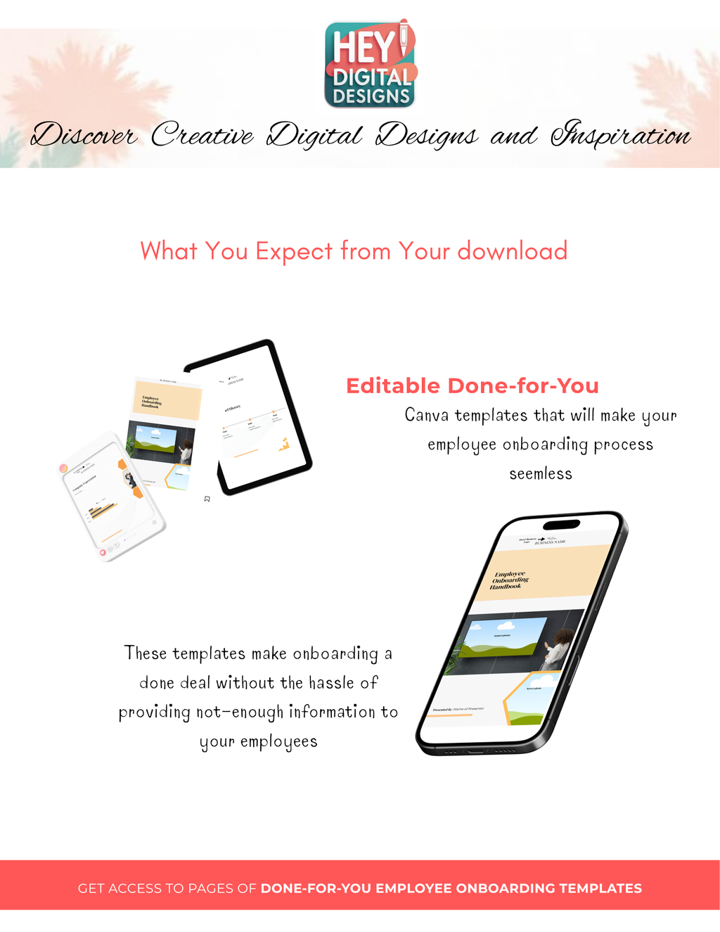 Employee Onboarding & Welcome Handbook Template