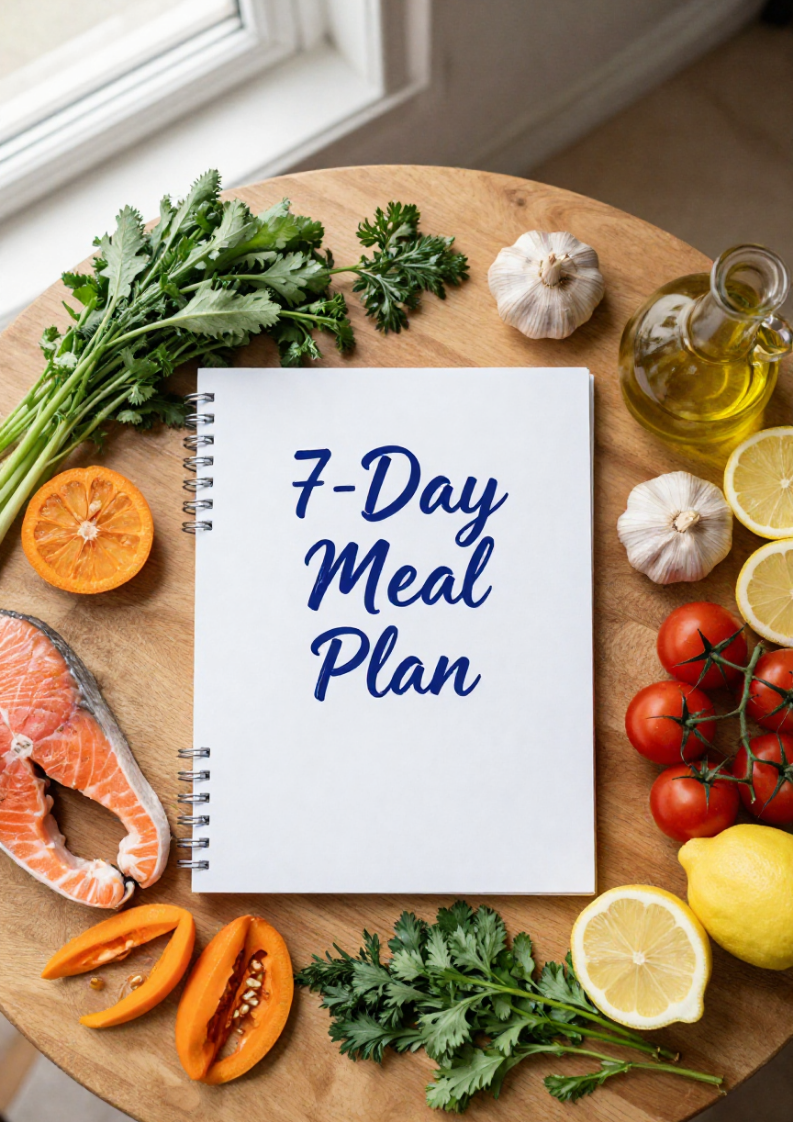 7-Day Meal Plan | Printable Weekly Meal Planner | Stress-Free Dinner Guide