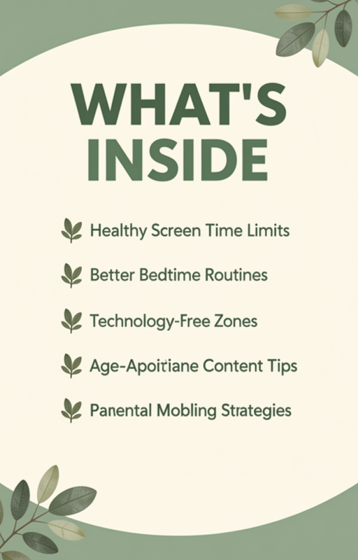 Screentime Slumber: A Guide to Navigating Technology for Toddler Sleep eBook